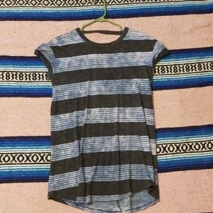 Backless short t-shirt dress